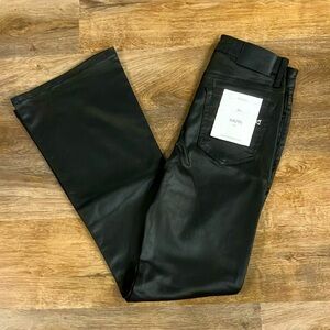 NWT Hidden Happi Flare Jeans Shiny Coated Size 26